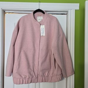 Orelia Pink Bomber Jacket for Women